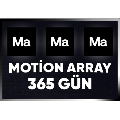  ⚡ MOTİON ARRAY  1 YIL ⚡